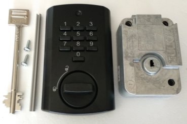 Umbauset Elektronikschloss STUV Tulox 100 mit Notschlüssel