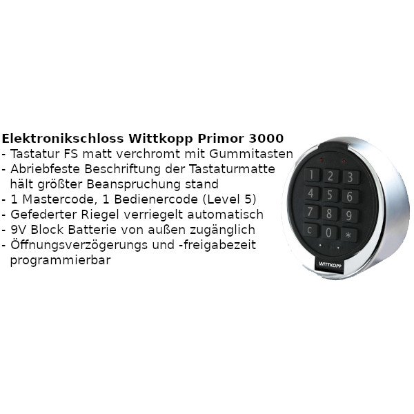 Wertschutzschrank WS7 XL Sondertiefe